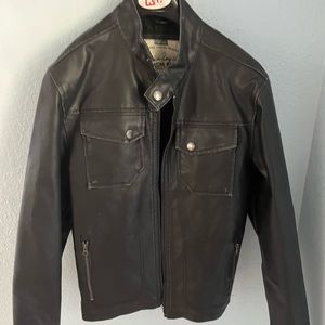 AMERICAN RAG imitation leather jacket!